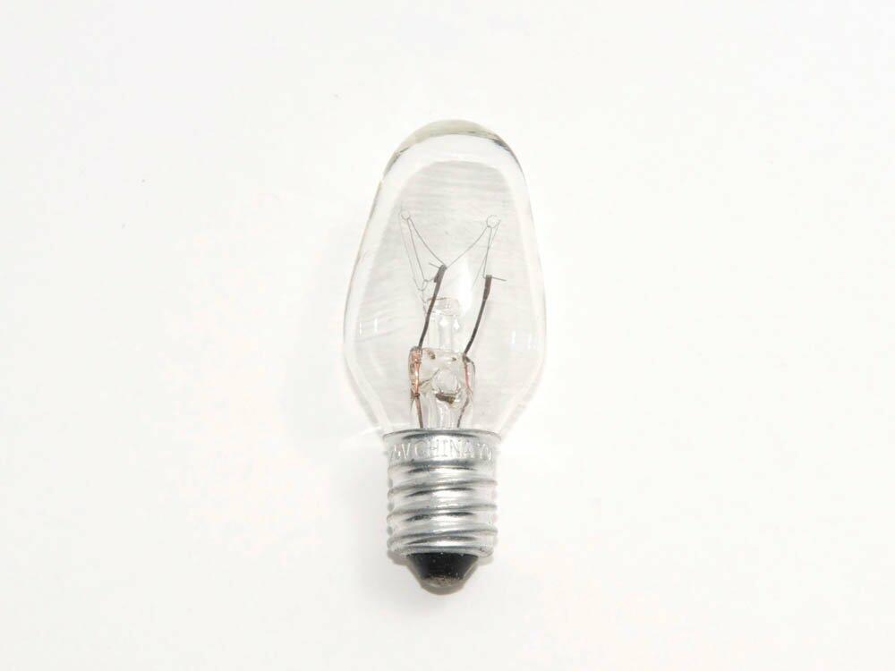 Philips 7W 120V to 130V C7 Clear Night Light E12 Base