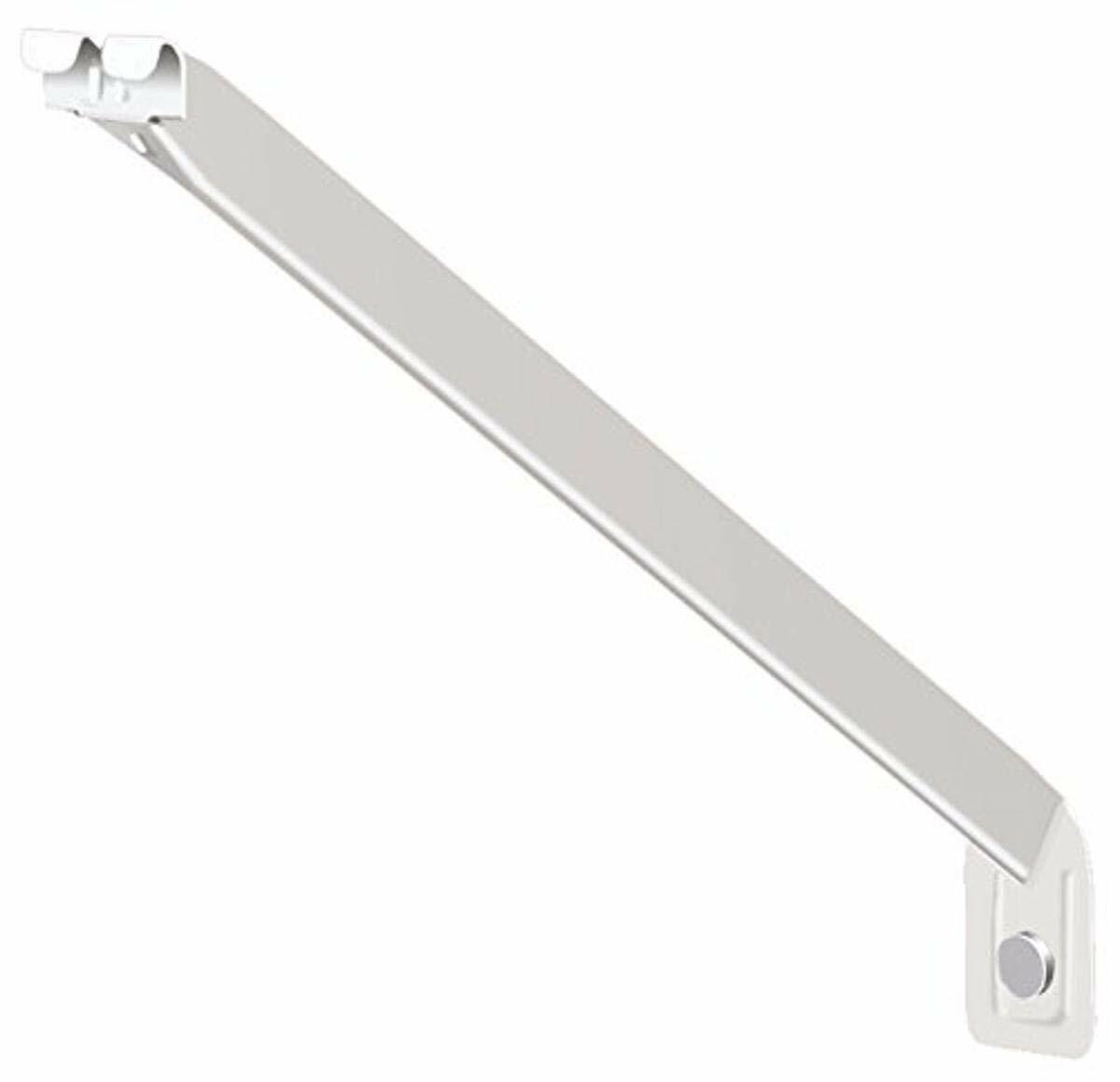 ClosetMaid Wire Shelving Support Brackets for 16 in. Deep Shelves, with Anchors & Pins for Installation, White, 12 Count (Pack of 1)