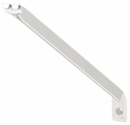 ClosetMaid Wire Shelving Support Brackets for 16 in. Deep Shelves, with Anchors & Pins for Installation, White, 12 Count (Pack of 1)
