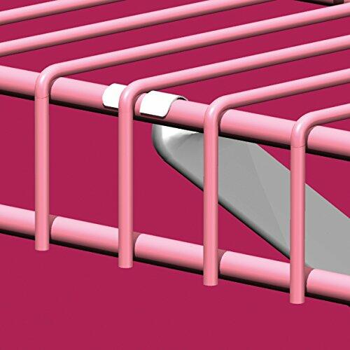 ClosetMaid Wire Shelving Support Brackets for 16 in. Deep Shelves, with Anchors & Pins for Installation, White, 12 Count (Pack of 1)