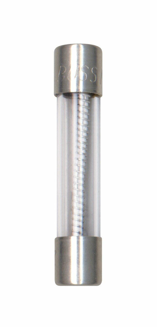 Bussmann MDL-1/2 1/2 Amp Time-Delay Glass Tube Fuse, 250V UL Listed 5-In Tin