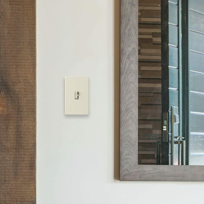 Lutron Fassada 1 Gang Wallplate for Toggle-Style Dimmers and Switches, FW-1-SS, Stainless Steel (1-Pack)