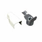 Elbow Conduit Connector, Ivory, Steel