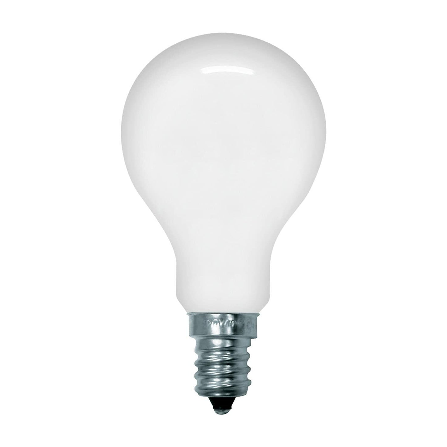 GE Lighting A15 Ceiling Fan Decorative Light Bulb, Soft White Finish, 60-Watts, Candelabra Base, 2-Pack