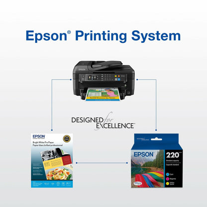 EPSON 220 DURABrite Ultra Ink Standard Capacity Magenta Cartridge (T220320-S) Works with WorkForce WF-2630, WF-2650, WF-2660, WF-2750, WF-2760, Expression XP-320, XP-420, XP-424, 1 Count (Pack of 1)