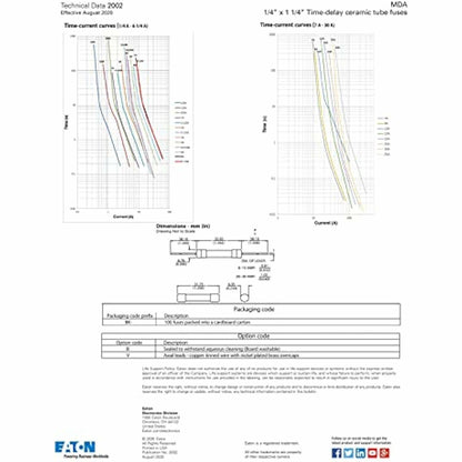 Bussmann MDA-7 Cooper Buss MDA7 Fuse (Pack of 5)