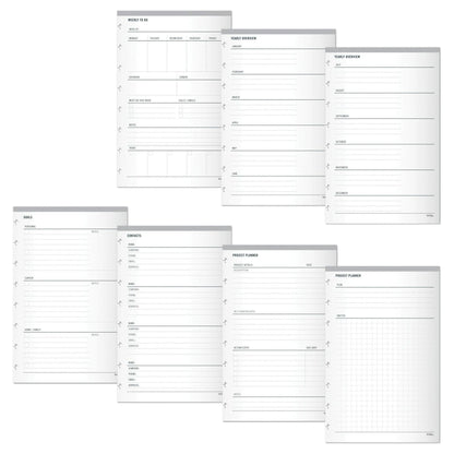 TUL� Discbound Organizational Inserts, Junior Size, White, Pack Of 100 Inserts