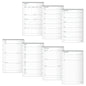 TUL� Discbound Organizational Inserts, Junior Size, White, Pack Of 100 Inserts