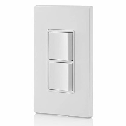 Leviton 5634-W 15 Amp, 120/277 Volt, Decora Single-Pole, AC Combination Switch, Commercial Grade, Grounding, White