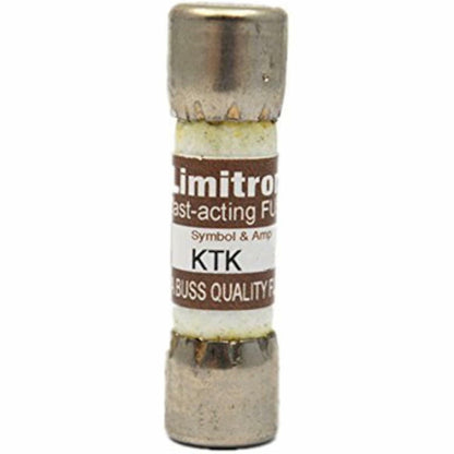 Bussmann KTK-3/4 0.75 Amp Limitron Fast Acting Supplementary Fuse Melamine Tube, 600V