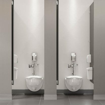 Rubbermaid FG401187A Auto Flush Side Mount Polished Chrome Toilet Flushing System, 4-3/4" Length x 3-19/64" Width x 2-51/64" Height