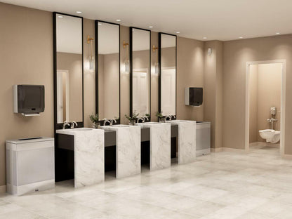 Rubbermaid FG401187A Auto Flush Side Mount Polished Chrome Toilet Flushing System, 4-3/4" Length x 3-19/64" Width x 2-51/64" Height