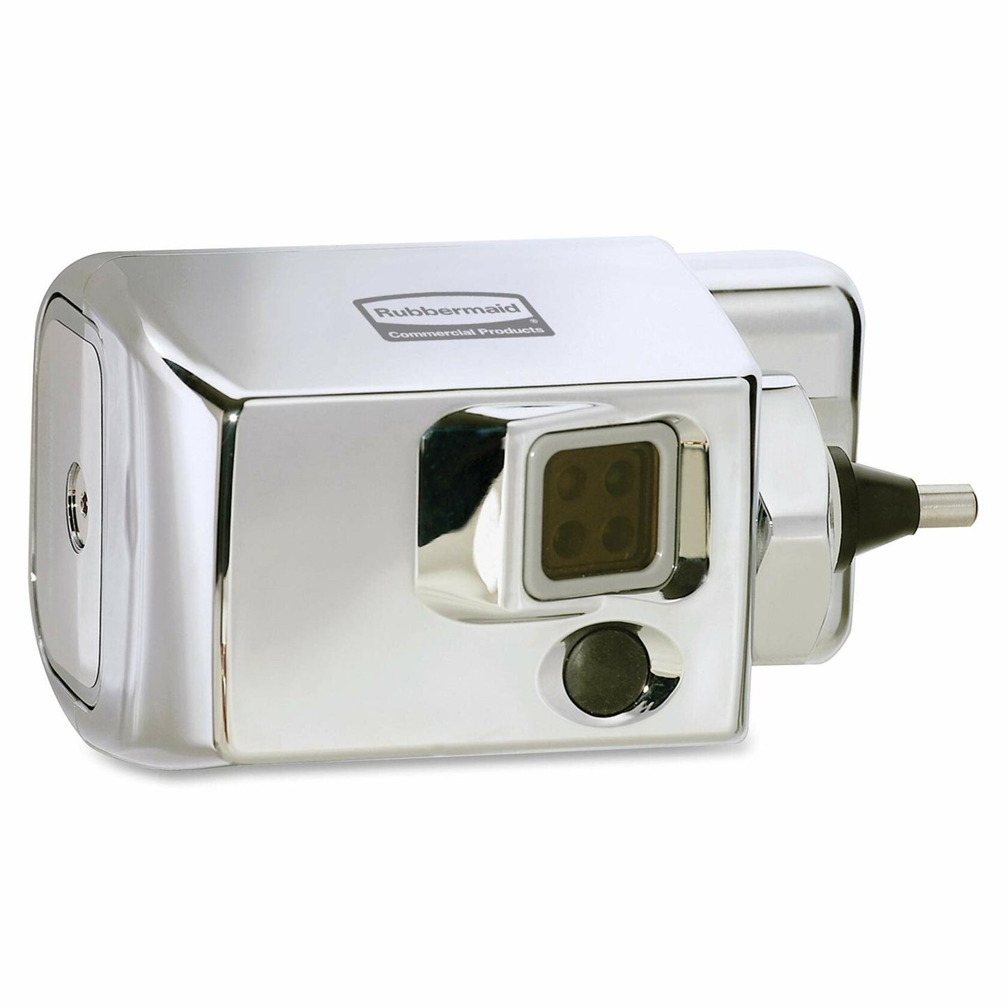Rubbermaid FG401187A Auto Flush Side Mount Polished Chrome Toilet Flushing System, 4-3/4" Length x 3-19/64" Width x 2-51/64" Height