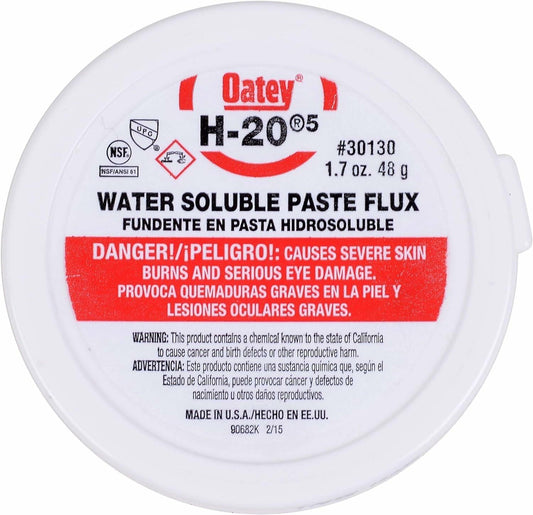 OATEY 30130 WTR SOL PASTE FLUX 1.7OZ Pack of 12