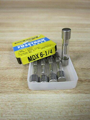 Bussmann MDX-6-1/4 Buss Fuse 6-1/4A MDX614 (Pack of 5)