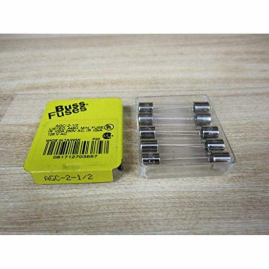 Fuse, 2-1/2A, AGC, 250VAC, PK5