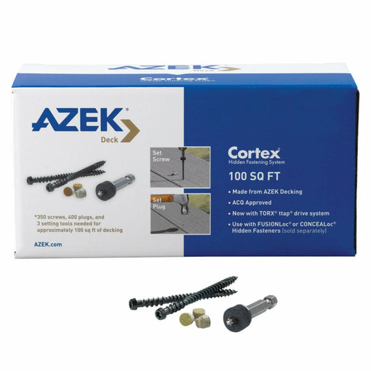 Azek 5957899 2.75 in. Torx TTAP Star Head Kona Metal Deck Screws 350 Per Box