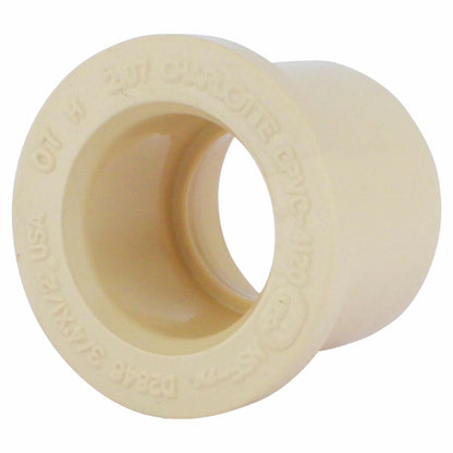 CHARLOTTE PIPE 3/4 x 1/2 CTS CPVC REDUCER BUSHING HOT AND COLD WATER DISTRIBUTION (1 Unit Piece)