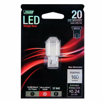 Feit LED Wedge Base, 12 Volt,Landscape Lighting