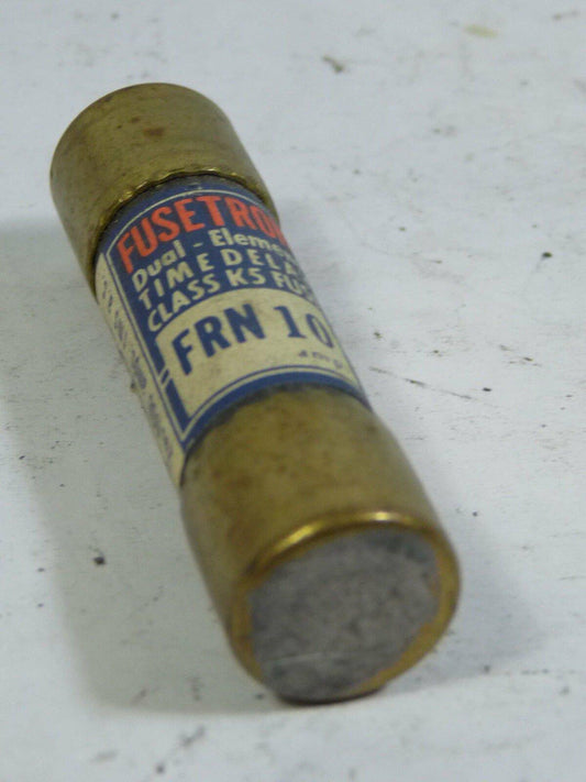 FUSETRON FRN-10 TIME DELAY, Class RK5, Fuse, Dual Element, 250 V, 10 AMP