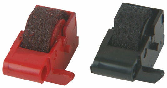 Porelon 11207 PR78 Calculator Ink Rolls, 1-Pack, Black/red