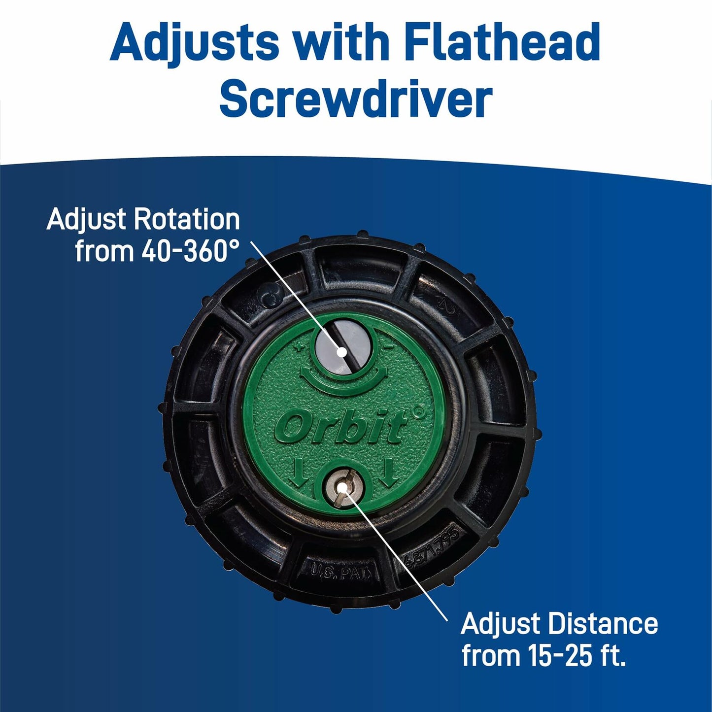 Orbit 55469 Saturn III Gear-Drive Rotor Water Sprinkler (2-Pack)