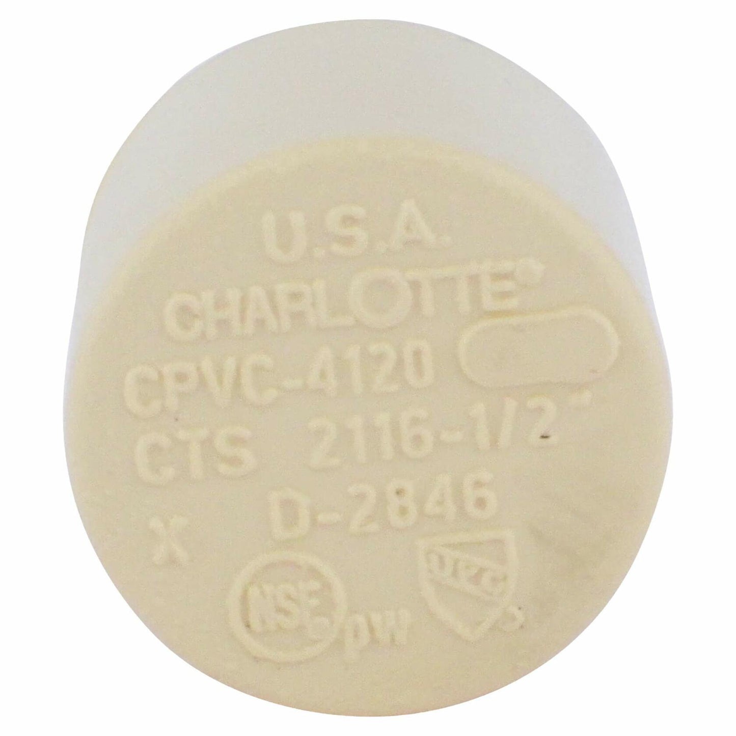 CHARLOTTE PIPE 1/2 CTS CPVC CAP HOT AND COLD WATER DISTRIBUTION (25 Unit Box)