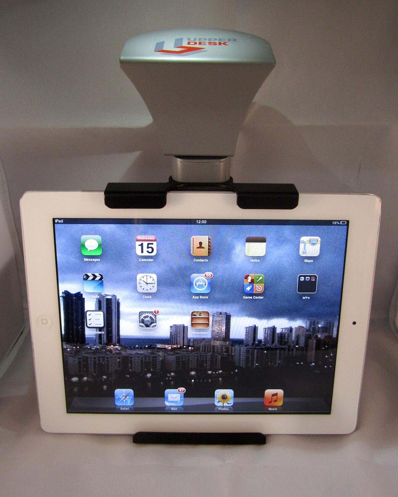 Upper Desk Universal Portable Cabinet Mount for Tablet PCs and Smart Phones