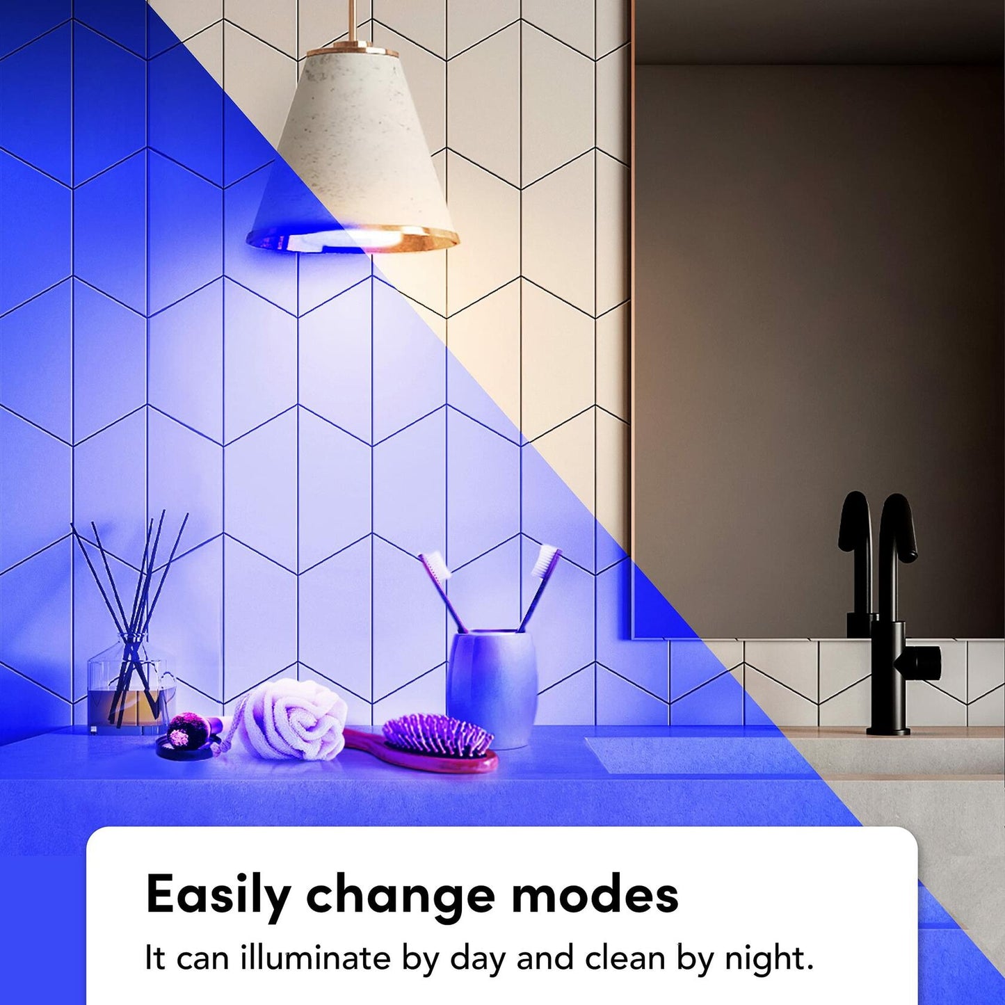 LIFX Color - Clean Edition, 1100 lumens, Wi-Fi Smart LED Light Bulb, Supercolor and Whites, No Bridge Required, Works with Alexa, Hey Google, HomeKit and Siri. HEV Antibacterial Function (1 Pack)