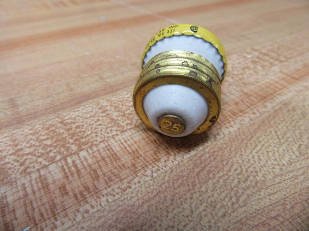 Bussmann W-25 Plug Fuse W25 Buss (Pack of 4)