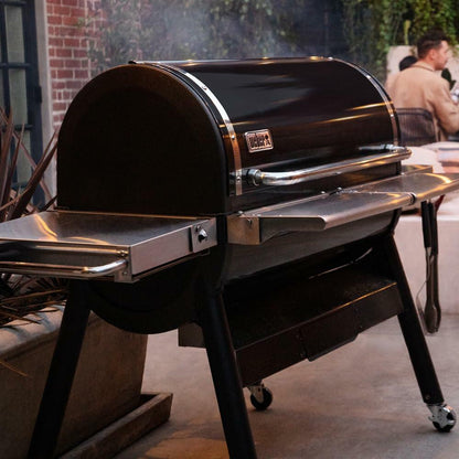 Weber SmokeFire EX6 Folding Front Shelf, Silver