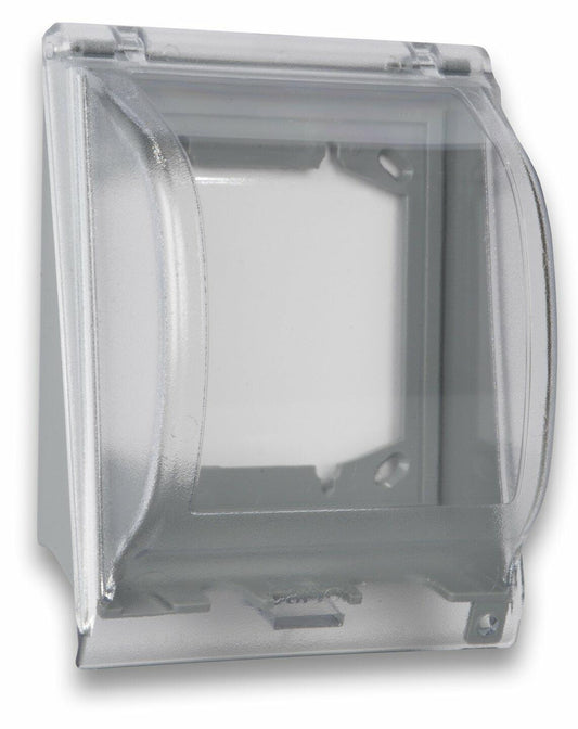Russound 2GNGCLEAR Double Gang Weather-Proof Surface Mount, Carlon