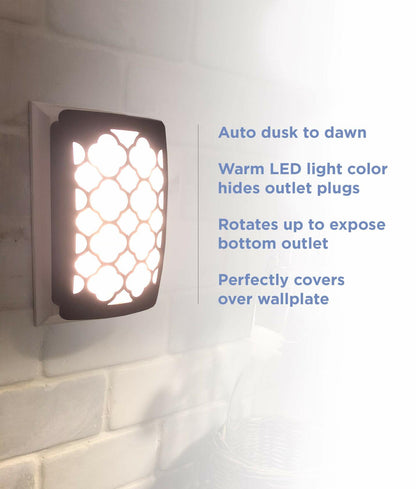 Westek NL-DPTG-N Night Lights, Nickel Finish