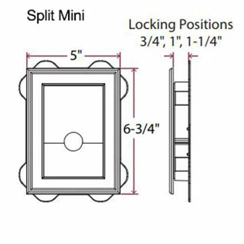 Mid America Vinyl Mount Master Mini Mounting Split Block 019 Beige