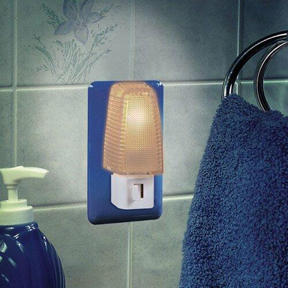 Westek 71053 Faceted Manual On/Off Night Lite, White