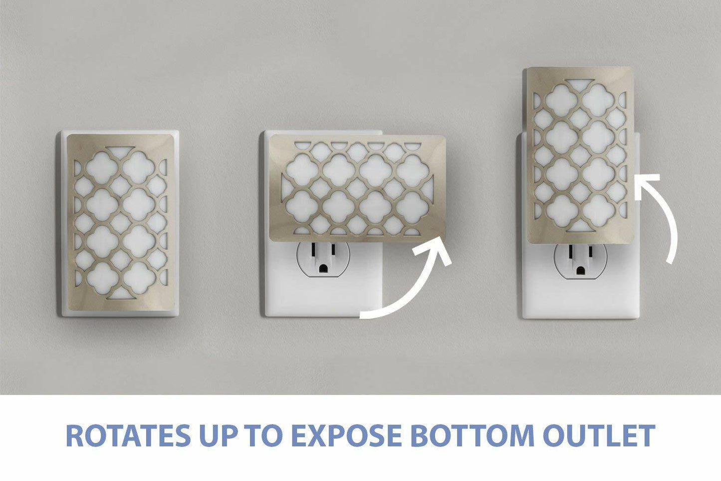 Westek NL-DPTG-N Night Lights, Nickel Finish