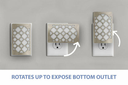 Westek NL-DPTG-N Night Lights, Nickel Finish