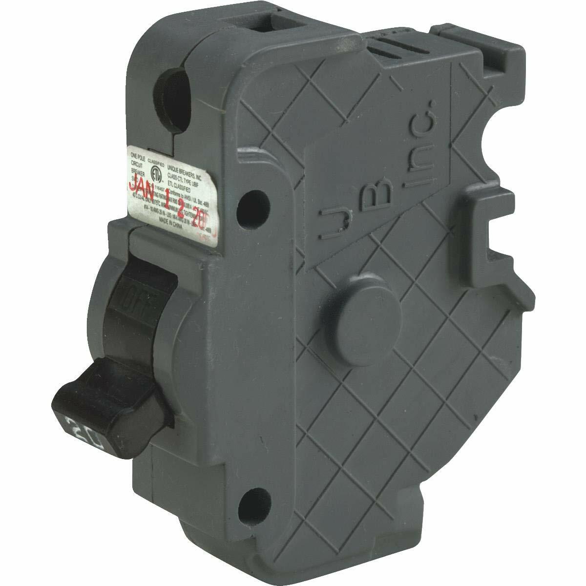 Thick Series Type FN 20 Amp Single Pole Circuit Breaker
