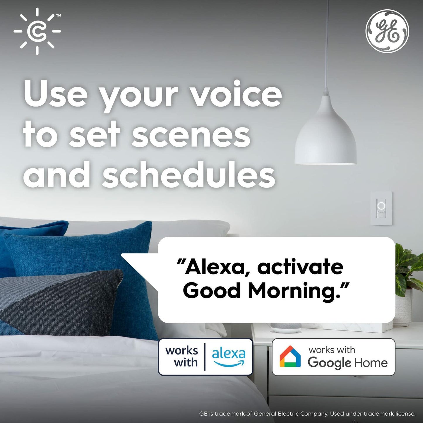 GE CYNC Smart Light Switch, Toggle Switch Style, No Neutral Wire Required, Bluetooth and 2.4 GHz WiFi 3-Wire Switch, Works with Amazon Alexa and Google Home, White (1 Pack)