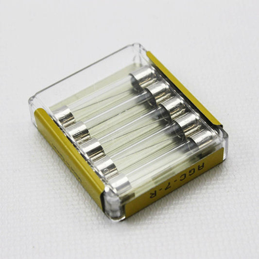 Bussmann AGC-7-R AGC Series Fuse, Fast Acting, 7 Amp, 250V, Glass Tube, 1/4" x 1-1/4", Rohs Compliant (Pack of 5)