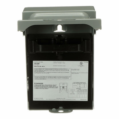 ABB TF30RCP • Weatherproof Fused AC Disconnect Switch • AC Disconnect 30A 240V • 1 Phase N3R • Horsepower Rated • 10kAIC