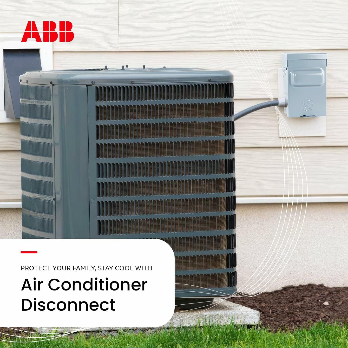 ABB TF30RCP • Weatherproof Fused AC Disconnect Switch • AC Disconnect 30A 240V • 1 Phase N3R • Horsepower Rated • 10kAIC