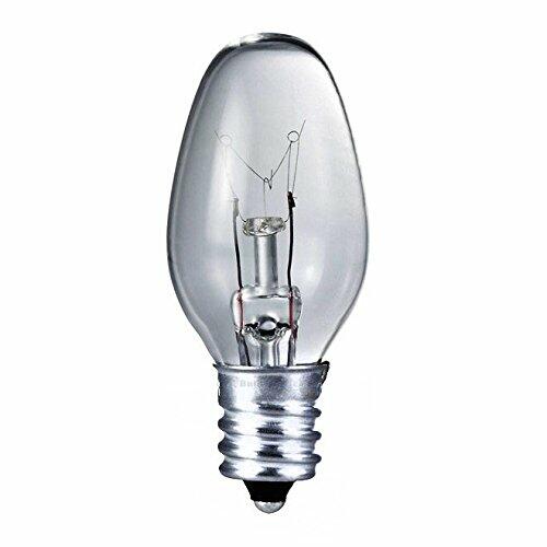 Philips LED 415422 Incandescent 16 Lumen 4 Watt 2700K Soft White C7 Night Light w/Candelabra Base (4 Pack)
