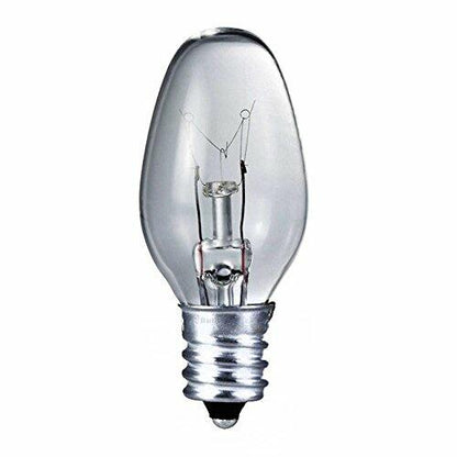 Philips LED 415422 Incandescent 16 Lumen 4 Watt 2700K Soft White C7 Night Light w/Candelabra Base (4 Pack)