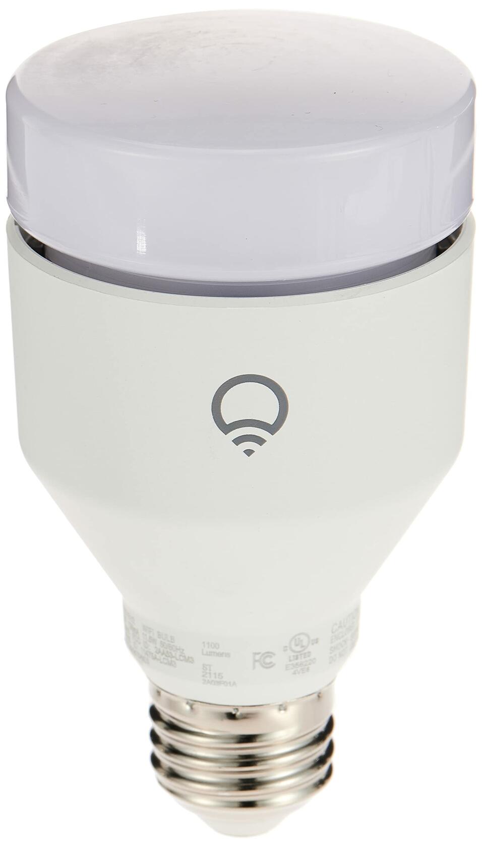 LIFX Color, A19 1100 lumens, Wi-Fi Smart LED Light Bulb, Billions of Colors and Whites, No bridge required, Works with Alexa, Hey Google, HomeKit and Siri, Multicolor
