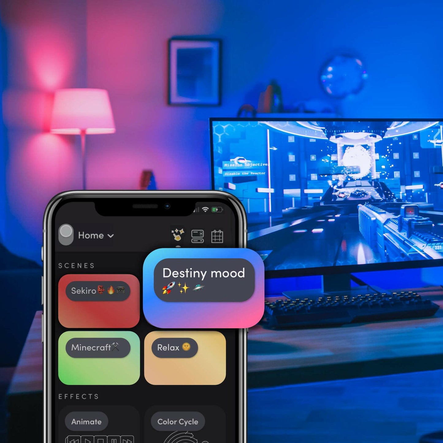 LIFX Color, A19 1100 lumens, Wi-Fi Smart LED Light Bulb, Billions of Colors and Whites, No bridge required, Works with Alexa, Hey Google, HomeKit and Siri, Multicolor