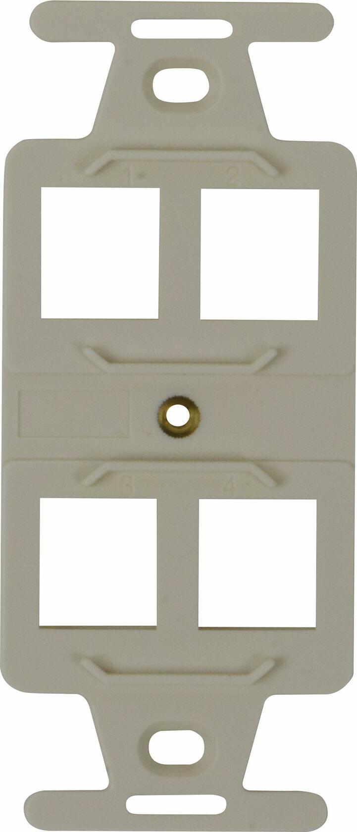 On-Q WP1064LA Straps-106 Receptacle, Light Almond