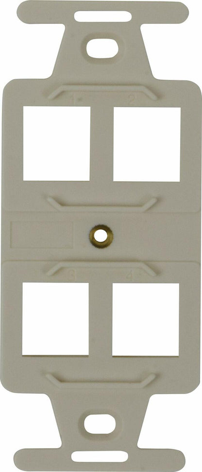 On-Q WP1064LA Straps-106 Receptacle, Light Almond