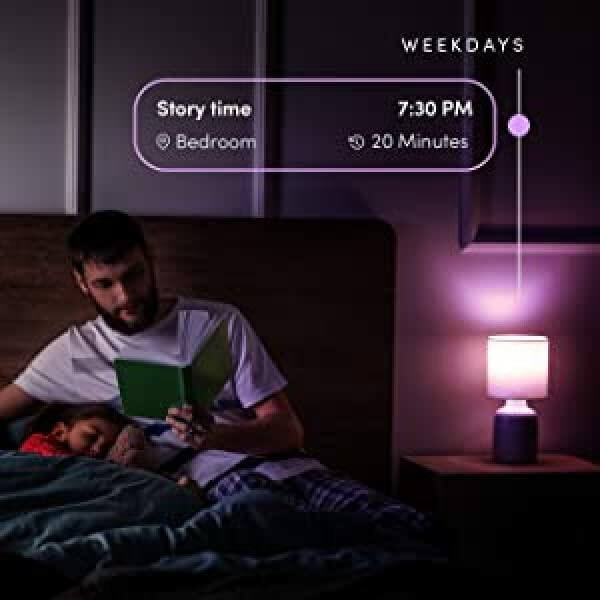 LIFX Bedroom Bundle – with 2 Color 800 Lumen Smart Bulb and 40″ LED Smart Lightstrip