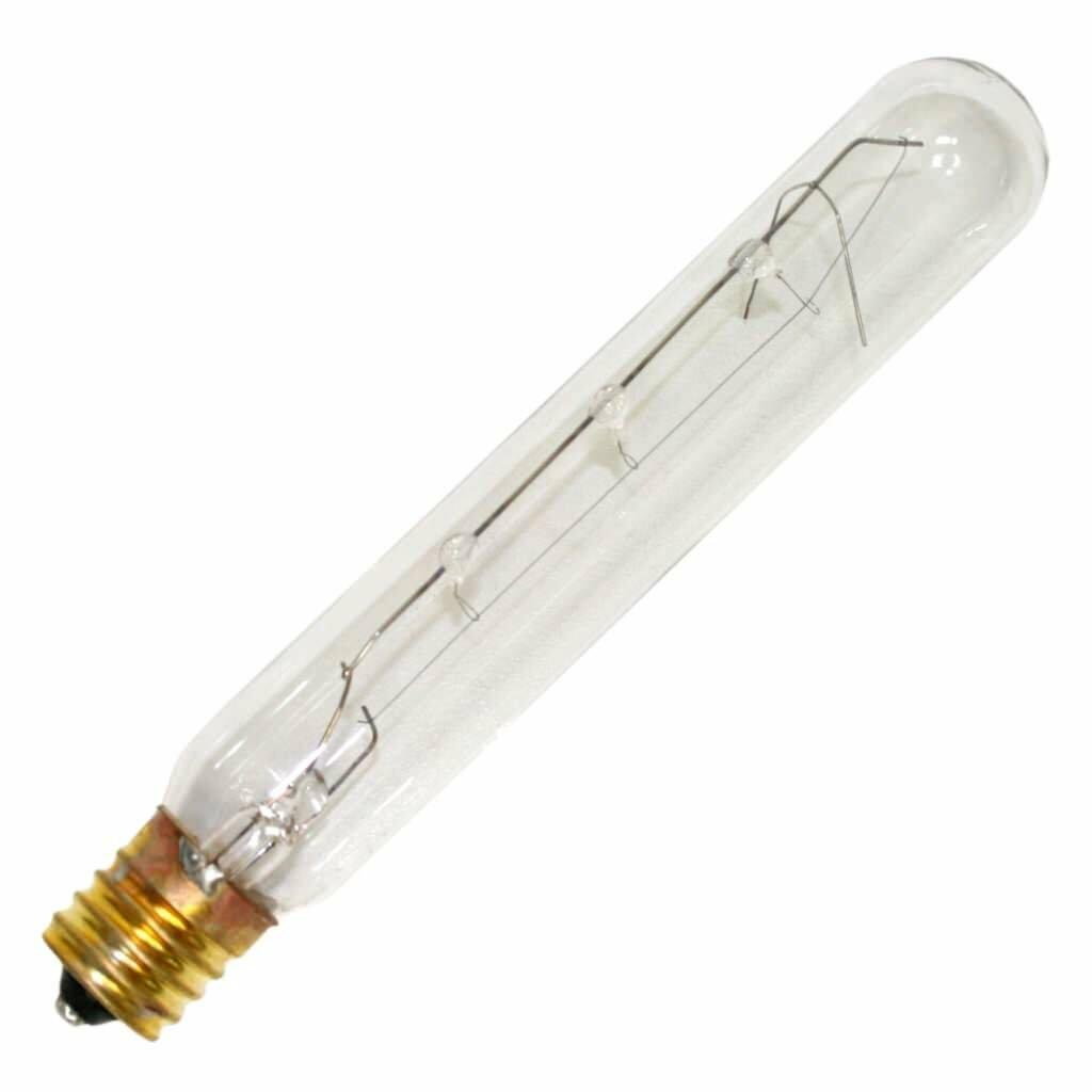Sylvania 18125, 25T6.5 - 25W 120V T6-1/2 Clear Incandescent Intermediate Base